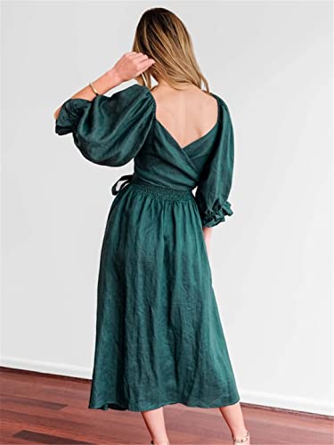 Robe de plage anti-chaleur col en V - Coupe ample et fluide taille M - 2