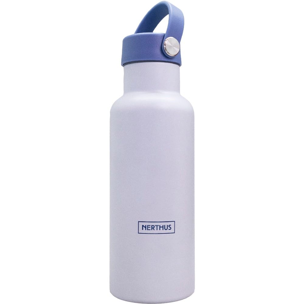 NERTHUS FIH 1413 Thermal Bottle with Screw Cap 500 ml – Double Walled Stainless Steel, Superior Insulation