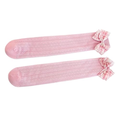 Thigh High Socks, Girls Over Knee Socks Breathable Thin Stockings Middle-length Sock Baby Child's Calf Sock3