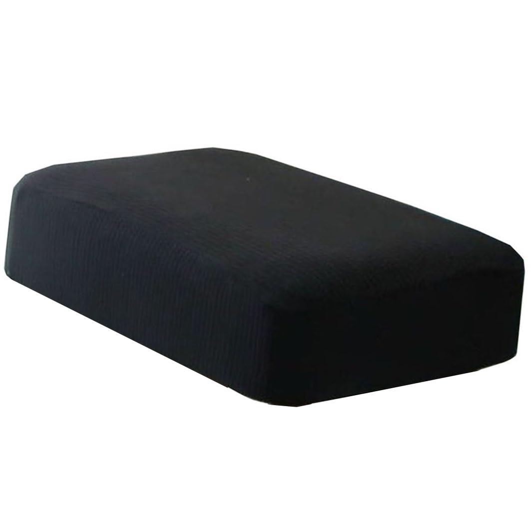 Zzdzw Nero Stool Covers Rectangle,Stretch Rectangle Bar Stool Covers Corduroy Jacquard Vanity Stool Cover Washable Counter Stool Covers Bar Stool Seat Covers Saddle Seat Cover With Elastic Bands ( Color : )