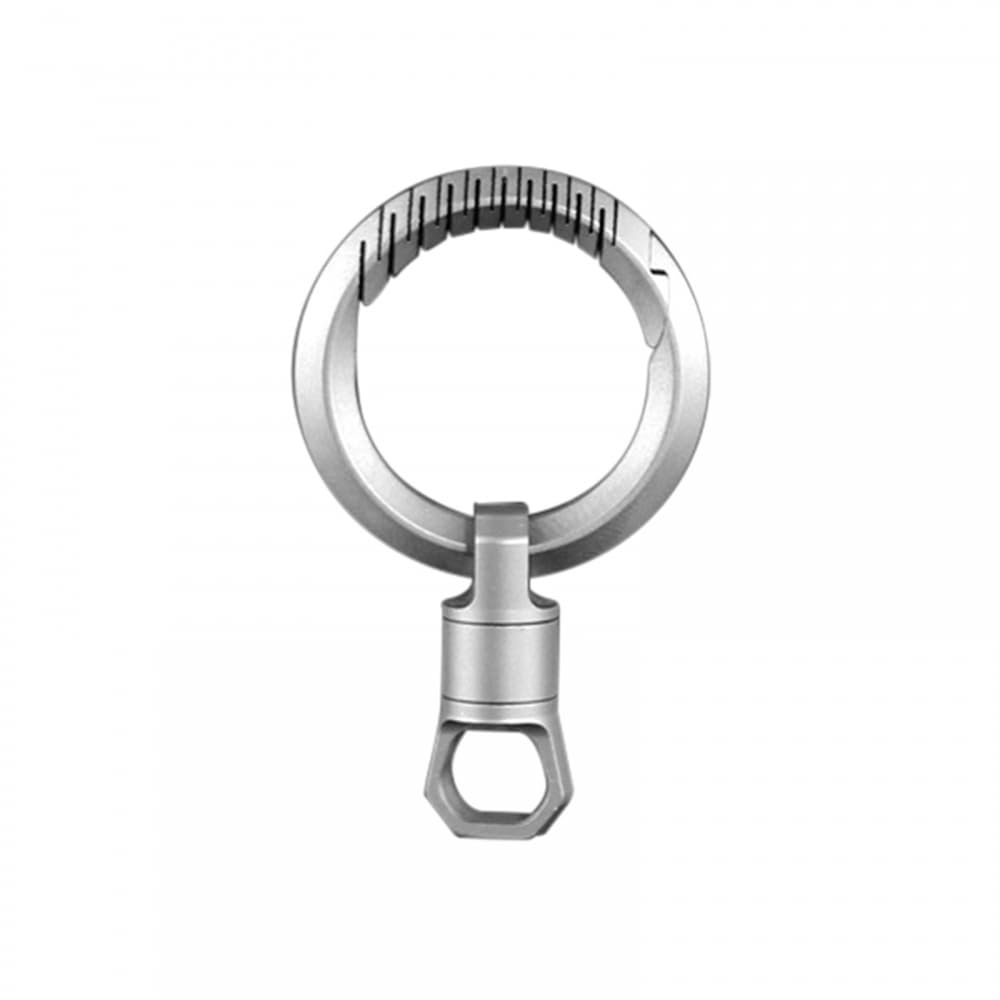 DONGKER Key Carabiner Keychain Clip,360° Roating Titanium Connecting Key Chain Rings for Keychain Key Rings DIY Bags
