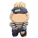 ChicAppeal Bekleidung für 17cm Plüsch, Kuscheltier Kleidung Outfit nur Bekleidungs zubehör für 17cm Plush Pullover Hoodie Bekleidung DIY Kinder Geschenke (B)