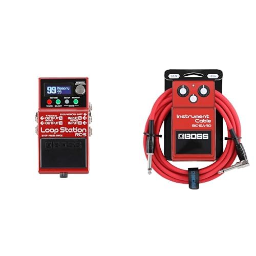 1 pezzo BOSS RC-5 Loop Station con cavo per strumenti BOSS BIC-10A-RD