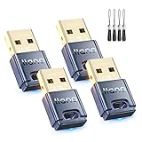 【Haute compatibilité】 L'adaptateur USB Bluetooth fonctionne avec Windows 11/10/8.1/7 32/64 bits. Il peut également exploiter pleinement la bande passante pour connecter plusieurs appareils Bluetooth simultanément,(Win8.1/10/11 sans pilote, Plug & Play. Win7 Pilotes requis)