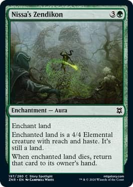 Magic The Gathering - Nissa's Zendikon - Foil - Zendikar Rising