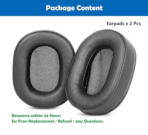 Almohadillas de repuesto cómodas compatibles con audífonos PSB M4U1 M4U2 con cuero más suave y espuma de alta densidad miniatura 5