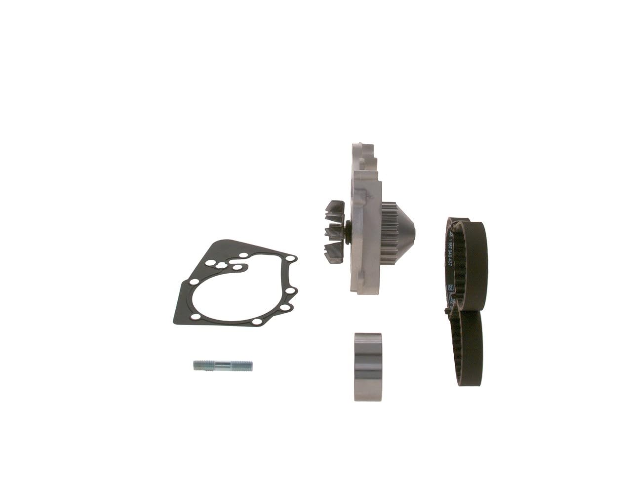 BOSCH 1 987 946 466 Wasserpumpe + Zahnriemensatz Zähnezahl: 96 17 mm Kompatibel mit RENAULT CLIO II BB0/1/2, CB0/1/2 KANGOO KC0/1 KANGOO Express FW0/1, DACIA SANDERO