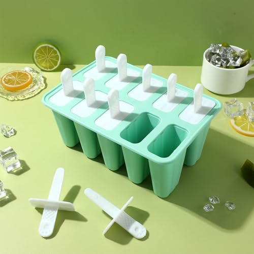 Molde para helados caseros de diez rejillas que evita olores 5
