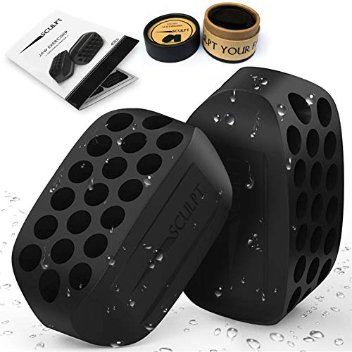 Linovit Sculpt Jaw Exerciser for Men & Women Jawline Exerciser, Jawline Shaper, Face Slimmer, Neck Exerciser, Double Chin Exerciser, Mouth Exerciser, Jaw Workoutâ€¦ (Black)