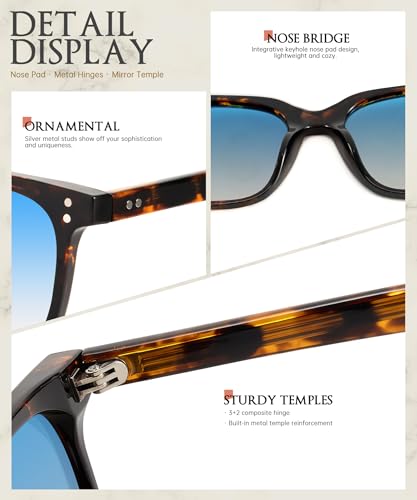 Image of ANYLUV Womens Sunglasses Polarized Sunglasses for Women, Trendy Woman Polarized Ultraviolet Protection Travel