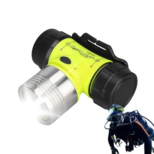 Luz de buceo manos libres para iluminación subacuática sin ocupar las manos