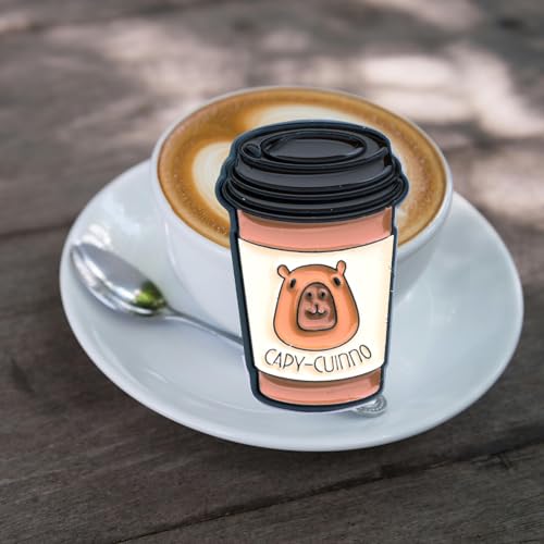 Image of Funny Capybara Brooch Gifts for Animal Lovers Enamel Pins