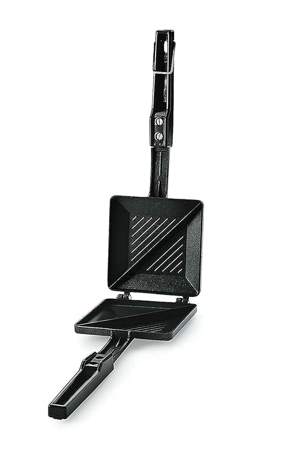 Ashu khan industries Aluminium sandwich gas toaster surya king Non-Stick Cut Sandwich Gas Toaster, 1 Piece, Black Sandwich Toaster Grill and Toast Sandwich Maker, 1 Piece, Black