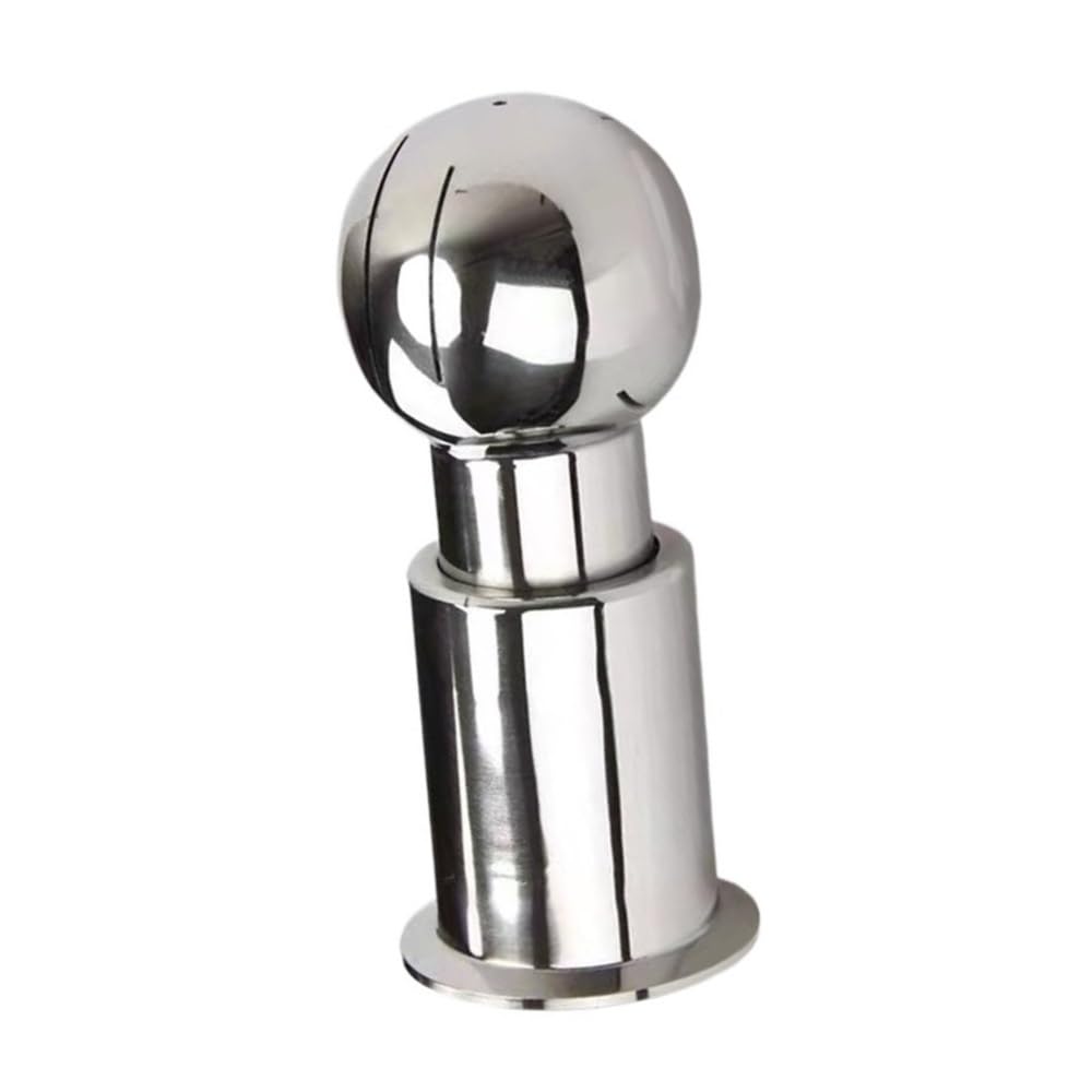 Stainless Washing Spray 1.5inch/2inch Tri Clamp Rotary Spray Cleaning Ball, Sanitary High Pressure SS304 1pc(1.5inch)
