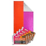 Titan Two-Sided Emergency Mylar Survival Blankets, 5-Pack | Signal Panel (27-000004)