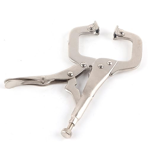 Clamps, Welding Tools Alloy Steel Locking Pliers, Multifunctional Pliers, Movable Square Clamp with Rotating Pads Welding Clamps for Woodworkers, Mechanics, Maintenance