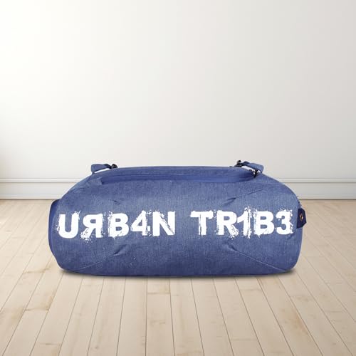 Image of URBAN TRIBE Plank 23L Gym Bag for Men and Women | Sports Duffle Bag with Shoe Compartment | Workout, Fitness, Exercise | Indigo