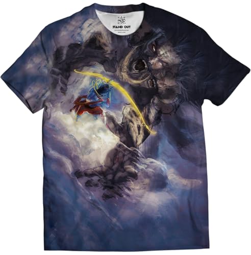 Image of STAND OUT All Over Printed Shiva, Krishna, Hanuman, Kali, Ram and Ravana, Ramayan, Bagavath Githa, Buddha Religious, Spiritual, Hindu Gods T-Shirts