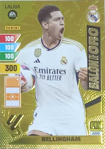 Cómo crear un canal de fútbol viral en YouTube sin problemas de derechos de autor 1 Panini Bellingham Balón de Oro Adrenalyn XL 2023-2024