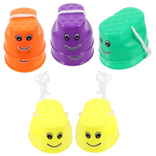 Kisangel Adjustable Rope Children Walk Stilts Bucket Stilts Toys for Boys and Girls Improve Motor Skills Balance