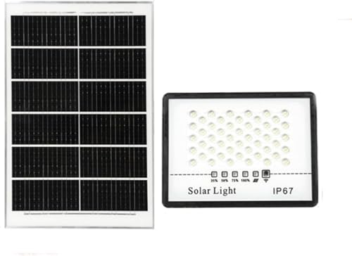 Projecteur solaire extérieur 300W IP67 avec télécommande pour jardin