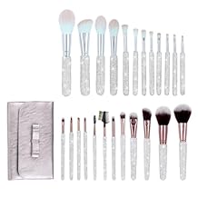 Bling Crystal Makeup Brushes Make Up Beauty Tool Glitter 12PCS & Makeup Brushes Bling Crystal Professional 12PCSWhite