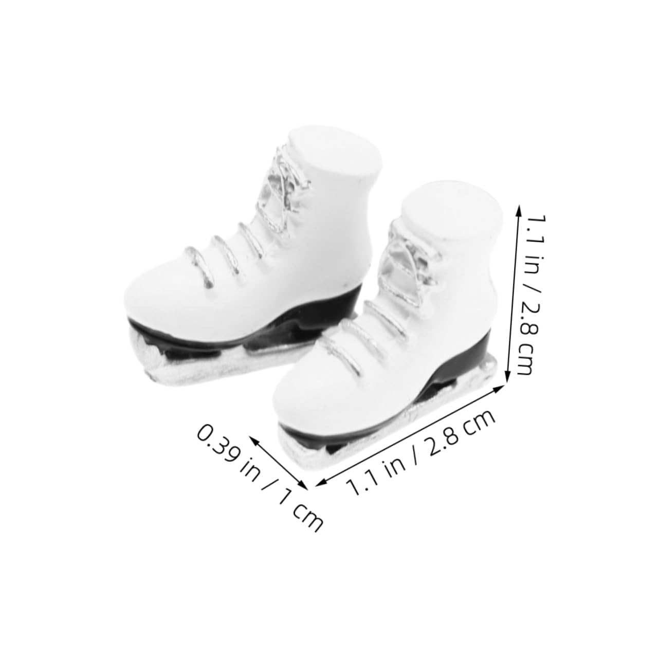 PEUTIER Patins à Glace pour Enfants, Toddler Ice Skates Double Patin Patins à Glace Réglables pour Crochet et Boucle Sangles de Fixation pour Initier Votre Tout-Petit au Patinage sur Glace