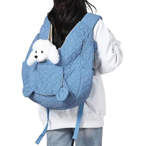 猫用バックパック - 携帯用 通気性 ペット 用品 | 小型犬用 キャリア バックパック 旅行 バッグ | 小型 中型 子犬 用 アウトドア キャンプ ハイキング 散歩 サイクリング 通勤