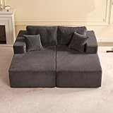 Canapé moelleux : cette banquette souple offre un siège spacieux, adapté à tous les types de corps et positions assises. Que ce soit pour lire, regarder votre série préférée, pour une courte sieste ou pour faire des étirements de yoga, il offre l'équilibre parfait entre soutien et confort pour chaque moment de détente