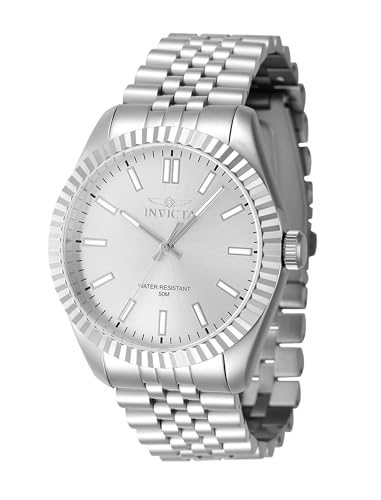 Image of Invicta Specialty Men 43mm Stainless Steel Steel Silver dial PC21 Quartz