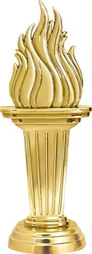 Crown Awards Patriotic Trophies - 11" American Glory Torch Victory Trophy with Customized Text Prime