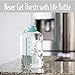 Life Bottle 1 Gallon Water Bottle with Straw Lid and Chug Lid, Leakproof Water Jug. Big Water Bottle with Time Marker, No Quotes. 128 oz with Handle and Straw, BPA Free