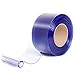 VIZ-PRO Standard Clear PVC Smooth Curtain Strip Door Bulk Roll, 164' Length x 8" Width x 0.078" Thick