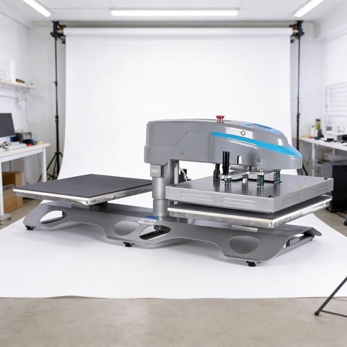 Prensa Térmica Neumática Dual 16x20 Pulgadas 2000W