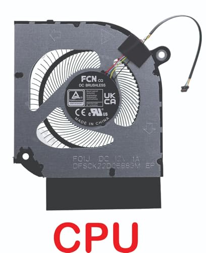 Image of High- Quality Replacement Internal CPU+GPU Cooling Fan for Acer Predator Helios Neo PHN16-71 PHN18-71 PHN18-71-99RC PHN16-71-76H5 (12V). Comes With Complimentary MH501 (Cooling paste).