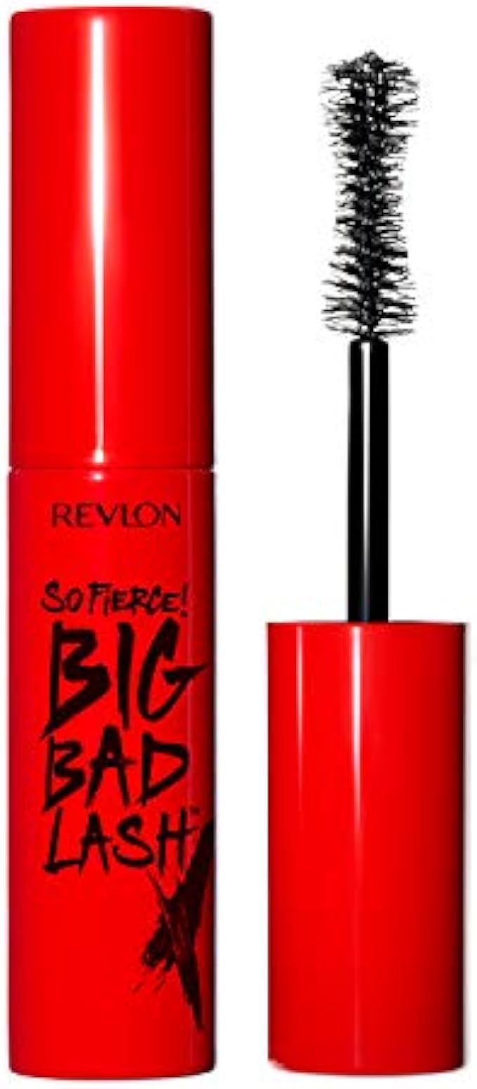 Mascara by Revlon, So Fierce Big Bad Lash Eye Makeup, Volumizing, Lasts up to 24 Hours, No Clump, Smudge Proof, Flake Proof, Blackest Black (760), 0.34 Fl Oz