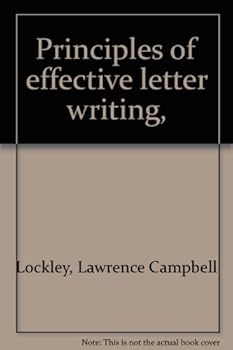Unknown Binding Principles of effective letter writing, Book