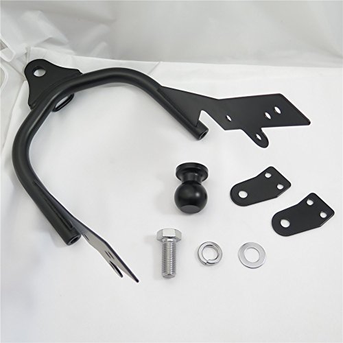 SMT-Black Heavy Duty Trailer Hitch w/Ball Compatible with 1980-2008 Harley Touring(Tour Glide FLT 1980–1983/ Electra Glide Classic 1996–2006) [B01MEGIHG2]