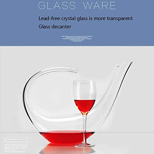Decanter Wijnkaraf, klassieke wijnbeluchter, 100% loodvrije kristallen wijnkaraf, rode wijnkaraf, wijncadeaus… - Image 7