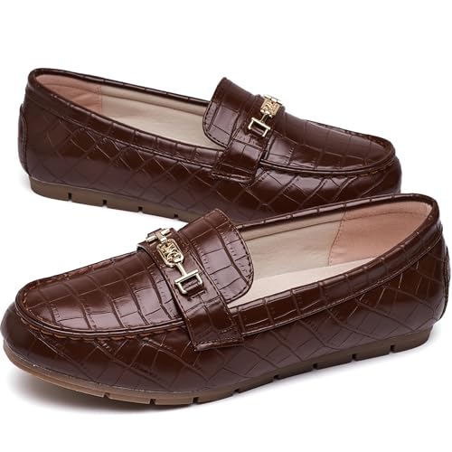 Image of Women's Loafer Shoes Leisure Slip On Work Shoes Comfort Walking Flats