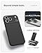 Spigen for iPhone 17 Pro Max Case, Liquid Air [TPU Covered Camera Control] [No Magnet Ring] [Military-Grade Protection] - Matte Black