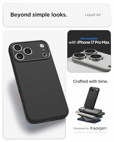 Protection écran et coque iPhone 17 Pro Max Spigen pour éviter les rayures