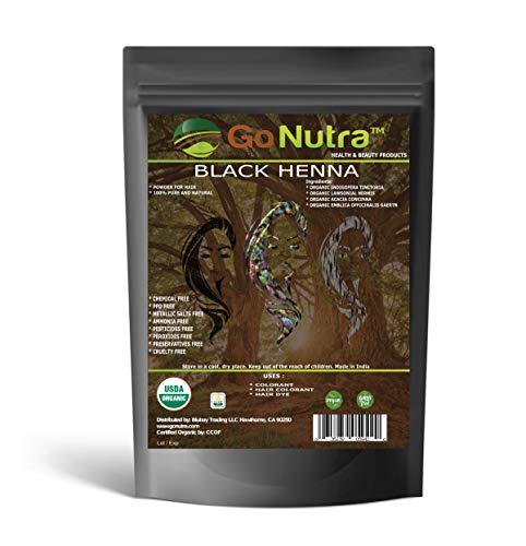 Black Henna Powder Organic 8 oz. (225 grams) Natural Black Hair Color Dye Special Herbal Formula