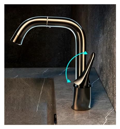 Robinet de salle de bains gris bronze pour une décoration moderne - 3