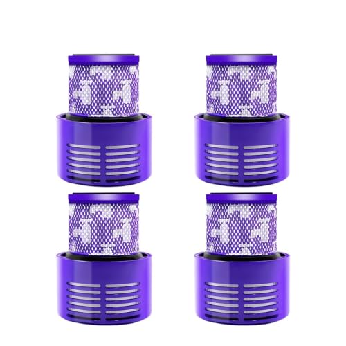Filtros Dyson V10 para solucionar la falta de succión, kit de 4 piezas SV12 y SV27 2