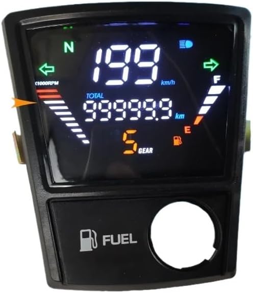 Motorcycle Odometer Gauge Motorcycle Tachometer Odometer LED Digital Meter RPM Assy For Super For Cub C70 C90 C700 C800 C900