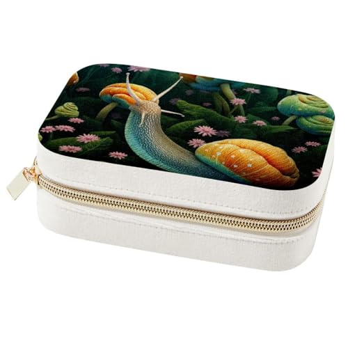 Boîte à bijoux escargot nomade pour emporter vos bagues en week-end