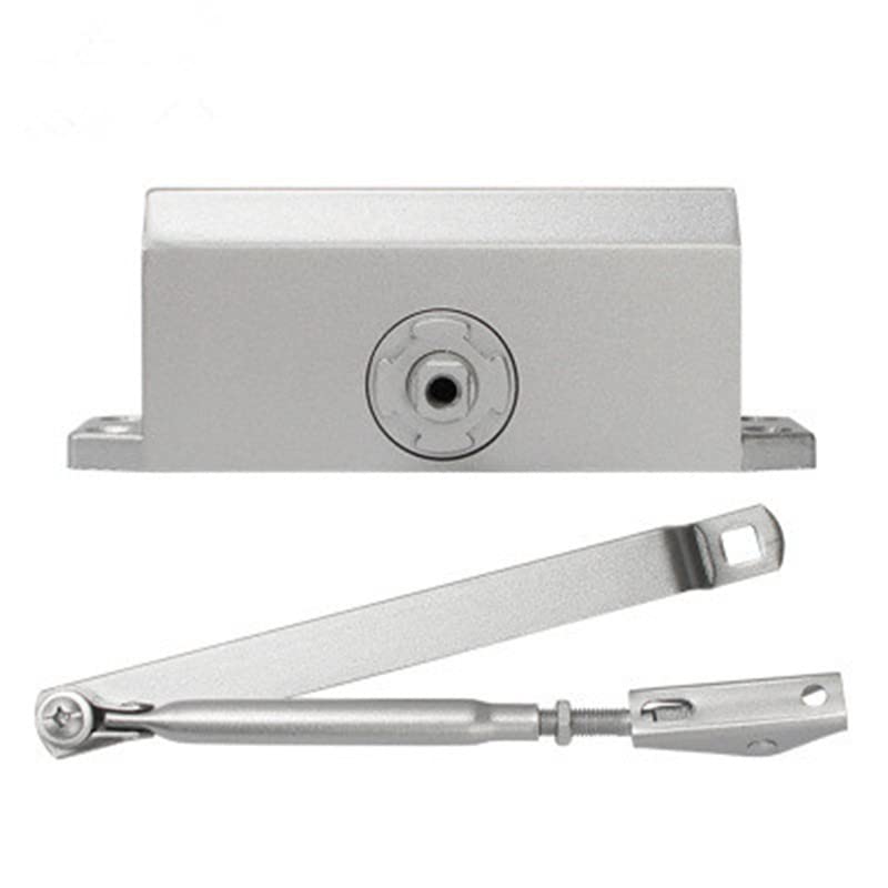 Chiudiporta Chiudiporta Automatici Sistema di Sicurezza Velocità Chiusura/Scatto Regolabile Alluminio for Porte Sinistre e Destre 25-45 Kg 900M