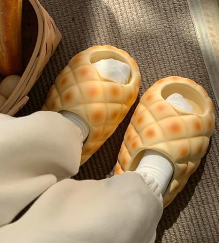 Halemet Cartoon Bread Sandals for Women 2025 Platform Sandals with Arch Support Comfort House Slides for Summer Outdoor 20253