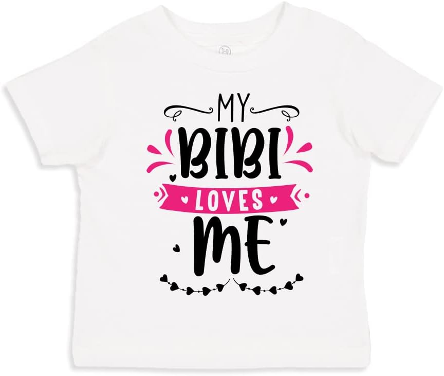 Bibi Baby Clothes My Bibi Loves Me Bodysuit One Piece or Toddler Shirt Grandma Gift